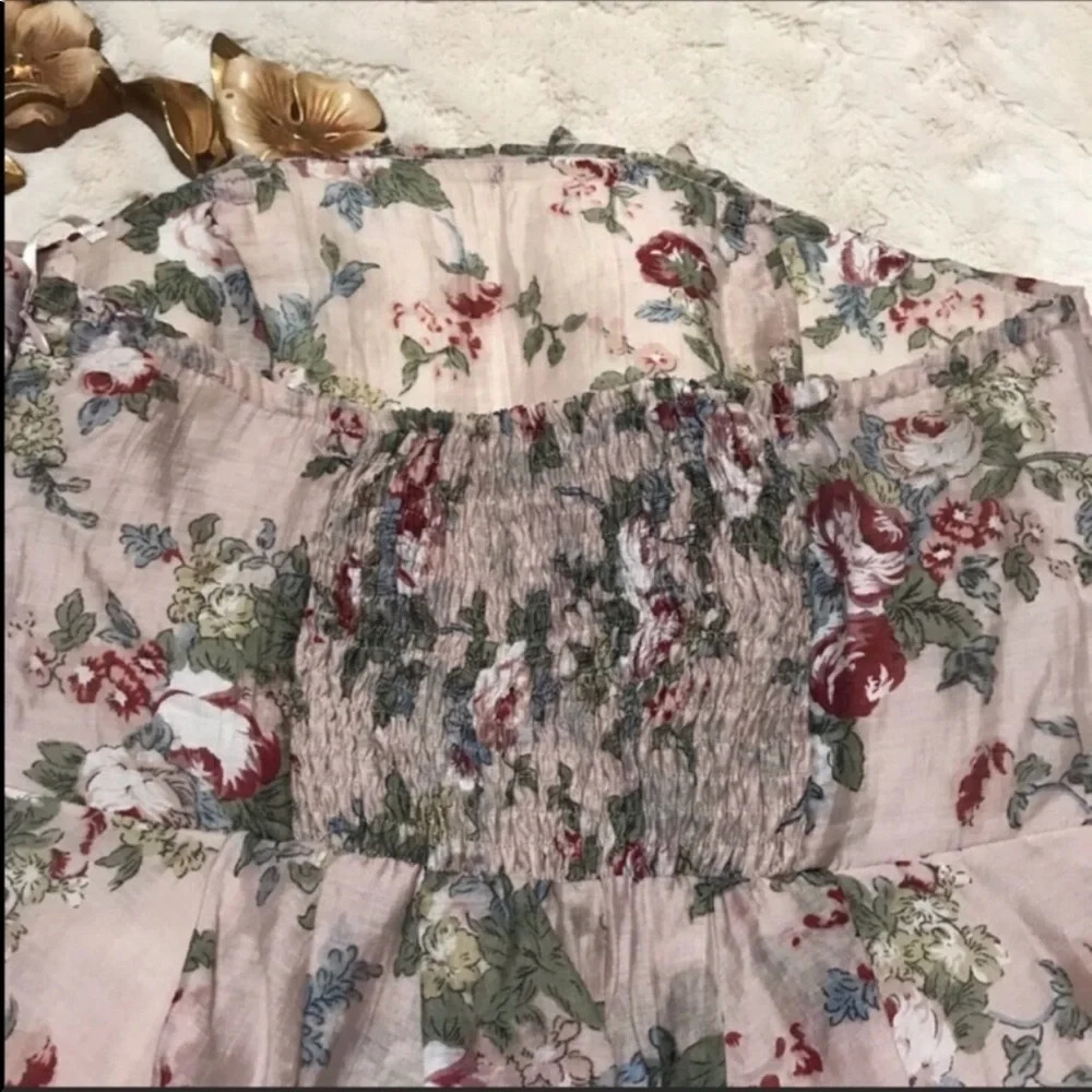 Strapless Floral Dress Size M Style 3380HAU - Picture 10 of 10